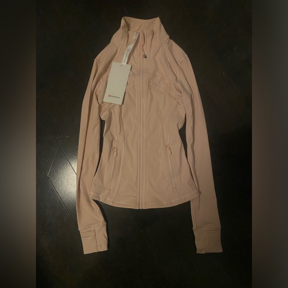 lululemon athletica Blush Pink Full-Zip Athletic Jacket
